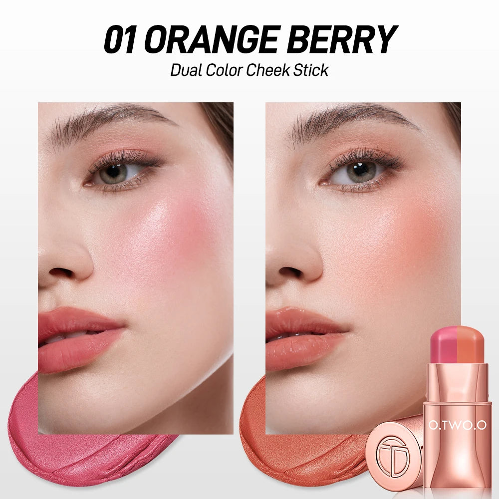 Makeup Multi-Stick 3-in-1 Lipstick Eye Cheek Smooth Light Longwear Cream