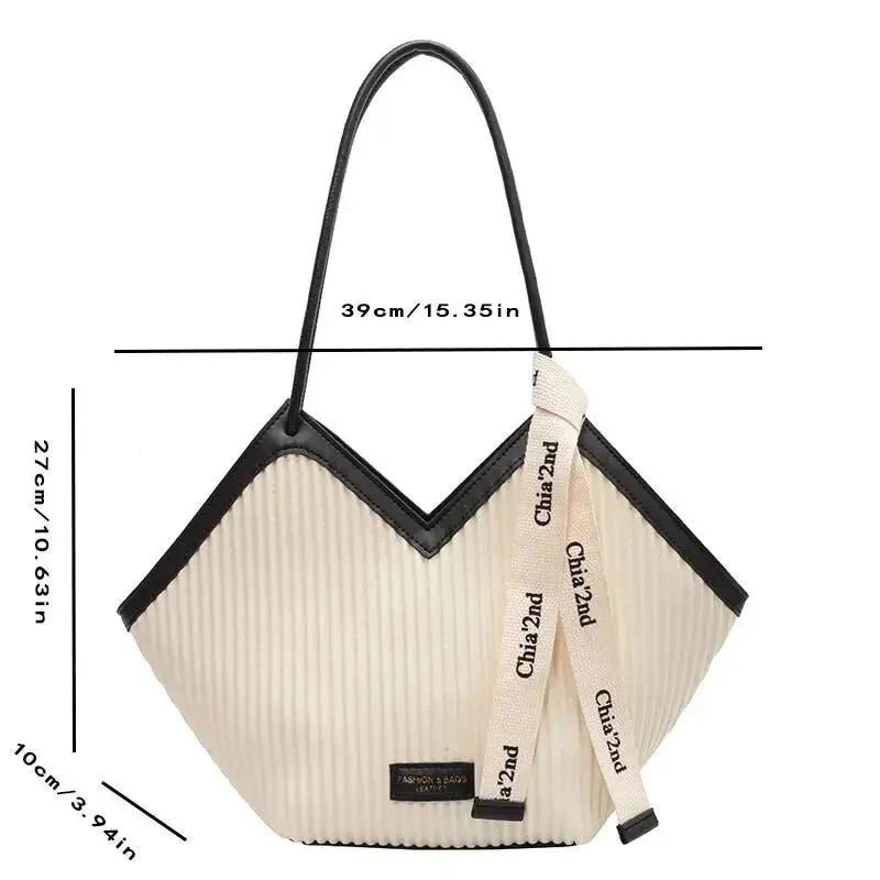 Women's Big Shoulder Tote Bag Casual All-match Canvas