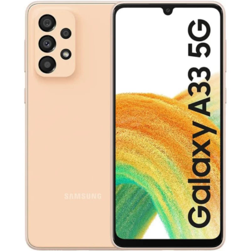 Samsung Galaxy A33 5G A336B A336B/DS 6.4" 6GB RAM 128GB ROM NFC Exynos 1280 Octa Core Original Unlocked Cell Phone