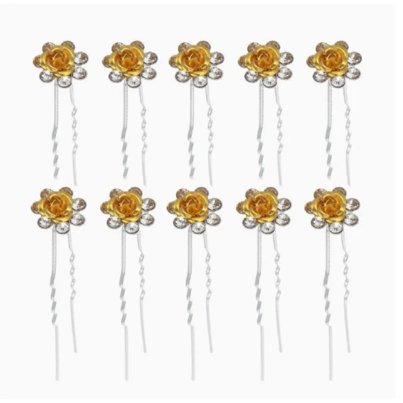 European and American new fashion personality golden leaf pearl headband bridal crown baroque party headgear