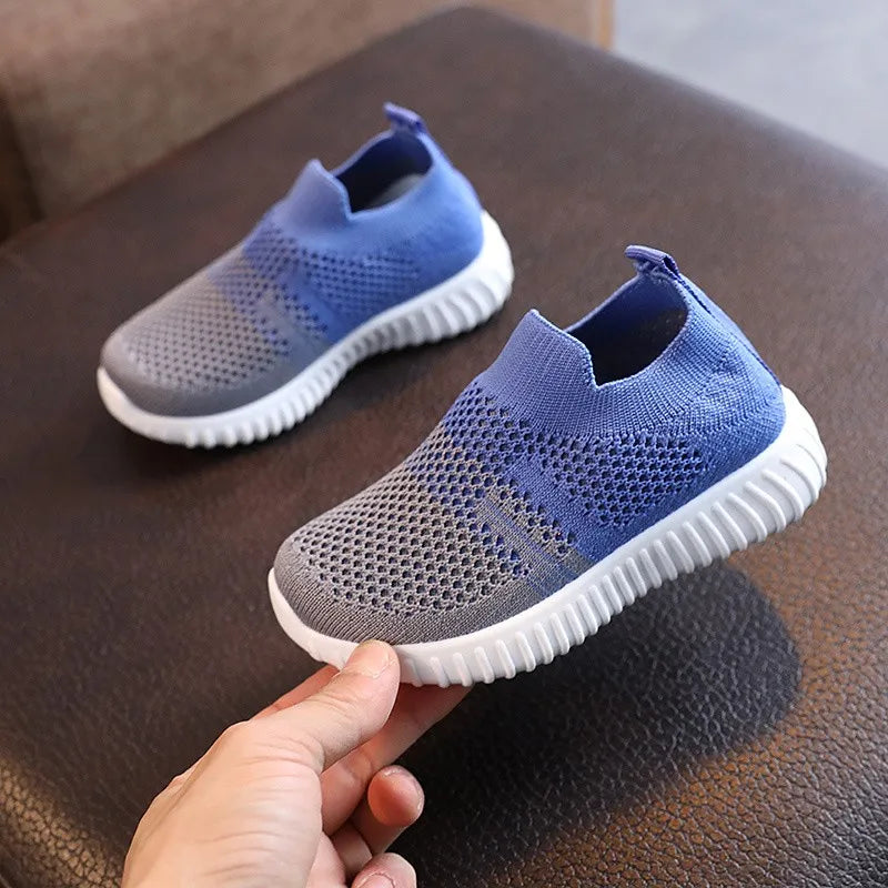 Toddler Boy or Girl Mesh Breathable Anti-Slip Walking Running Sneakers Shoes
