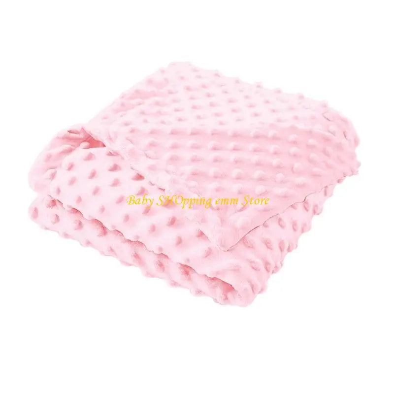Baby Blanket Dotted Pattern Double Sided for Toddlers & Infants