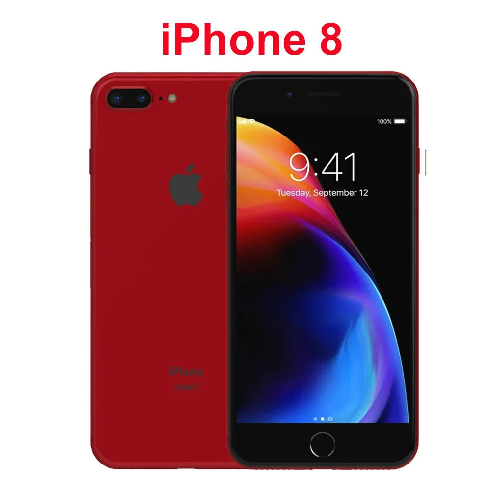 Original iPhone 8/iPhone 8 Plus Phone 8P 4.7'/5.5' Retina IPS LCD RAM 3GB ROM 64/256GB Hexa Core 12MP iOS 4G Unlocked