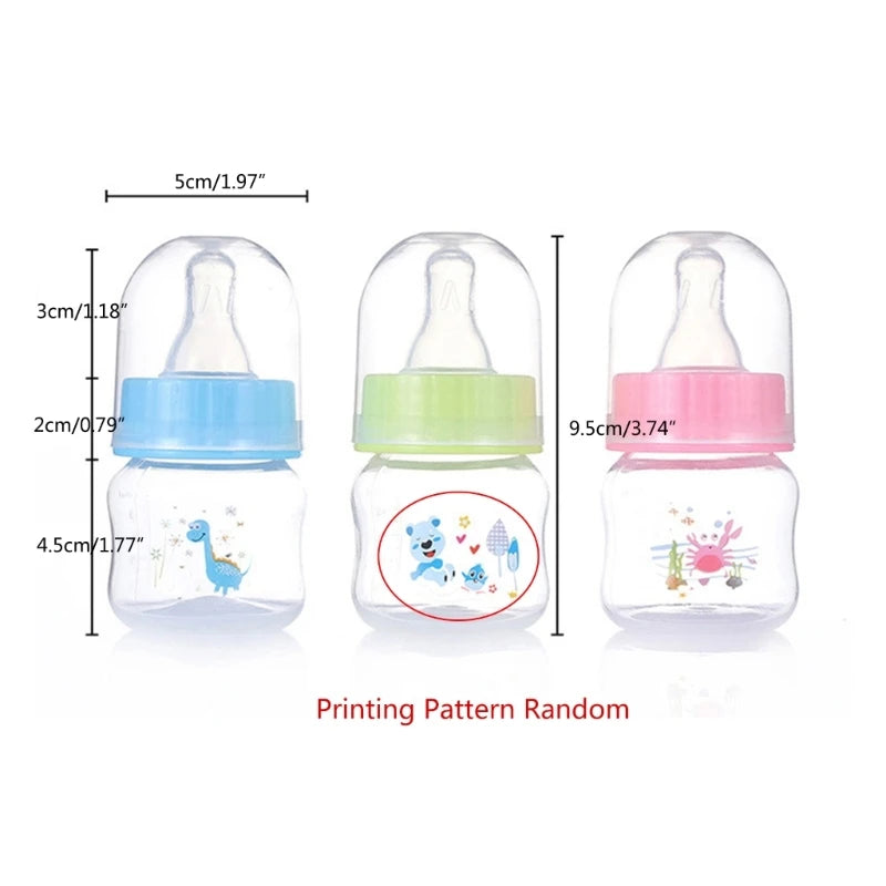 Infant Newborn Mini Size Wide Neck PP-Nursing Bottle Liquid Juice Feeding Food