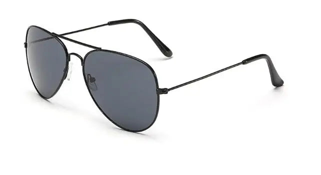 Unisex Gold Gradient Metal Pilot Sunglasses