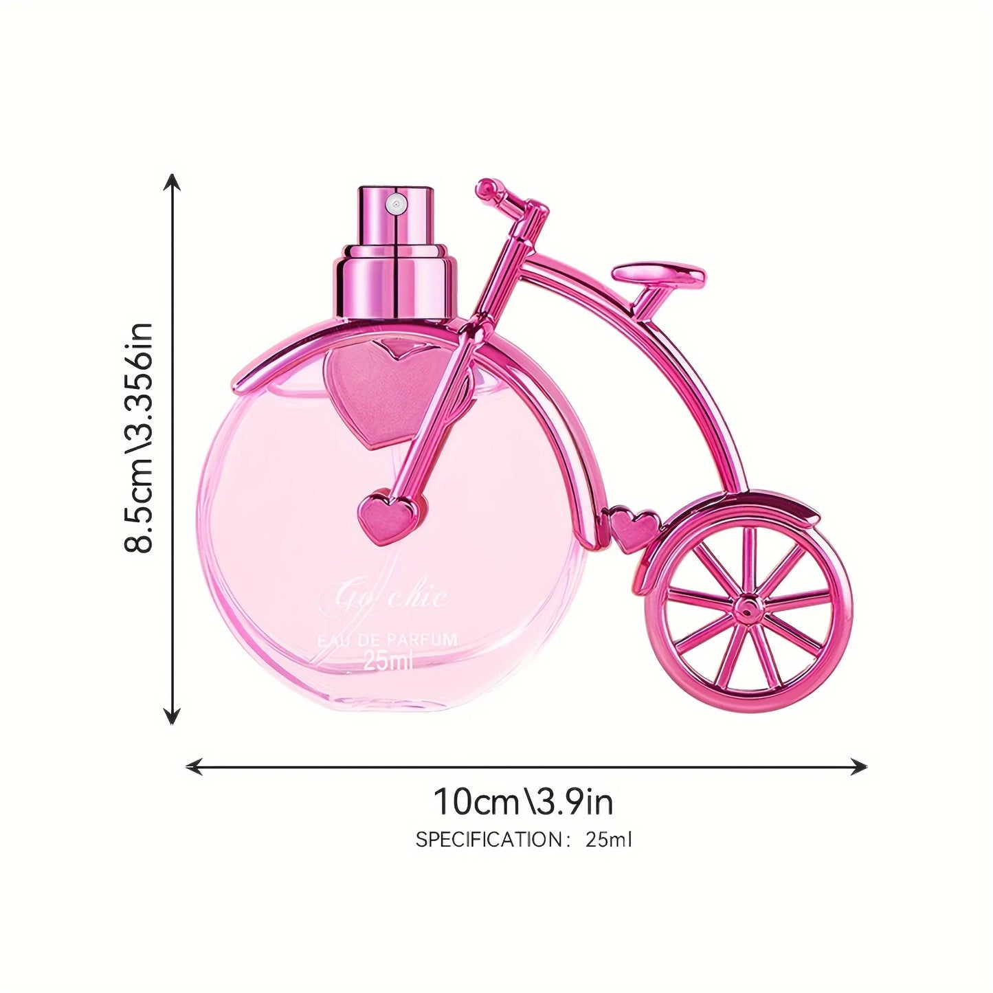 25ML Bike Styling Women's Perfume Pink Floral Fresh Fragrant