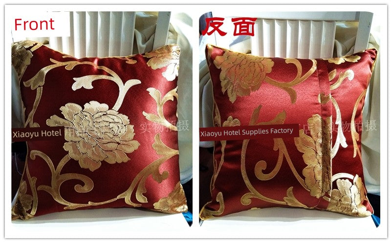 Luxury Hotel Room Removable and Washable Pillow Bed Cushion Cover & Bed Runners