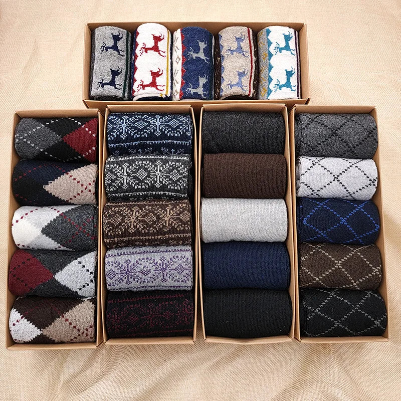 High Quality 5 Pairs Casual Cotton Male Boy Socks