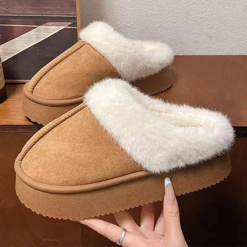 Winter/Autumn Warm Women Fashion Slippers Shoes Indoor/Outdoor EVA Thick Sole Anti-Slip Unisex