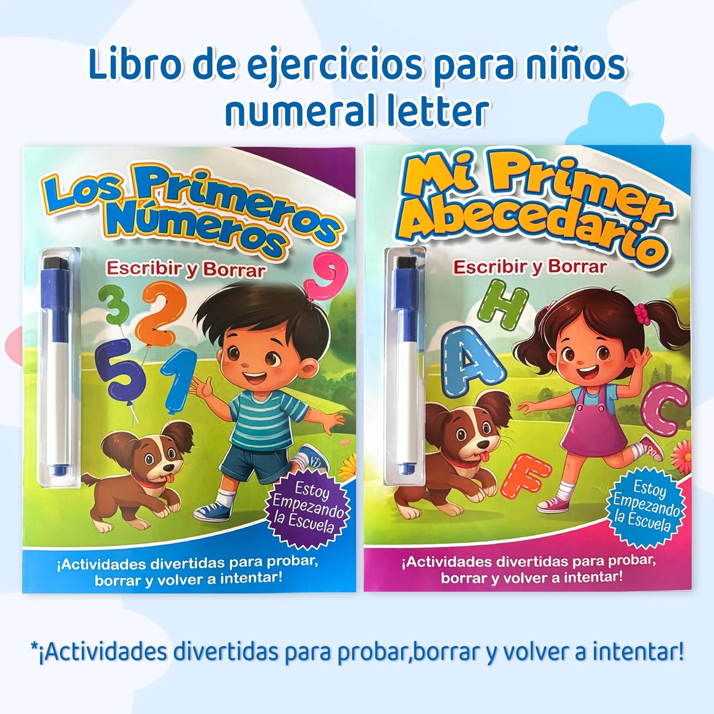 Spanish Magic Book Practice Copybook For Kids Learning French Reusable Notebook For Children Montessori Writing Books Baby Gifts
