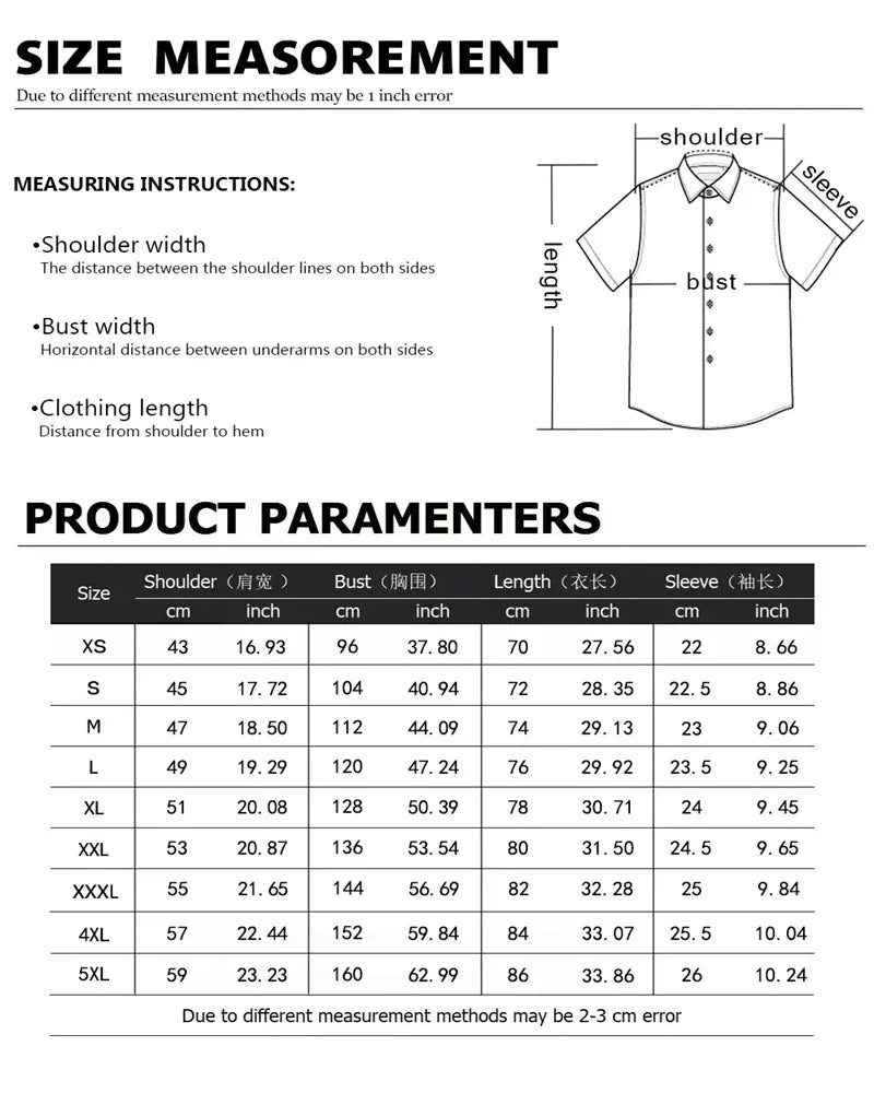 Men's Fashion Striped Loose Short Sleeve Shirt Casual Breathable Lapel Button Shirt Soft and Comfortable