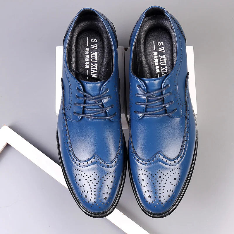 Men's Oxford Shoes Genuine Calfskin Leather