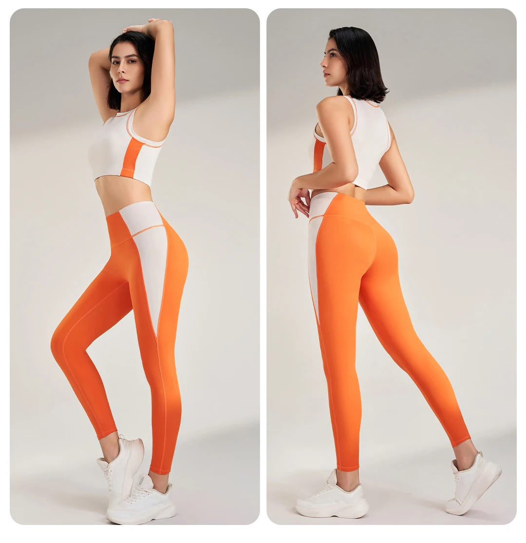 Women's color quick-drying yoga gym training clothes