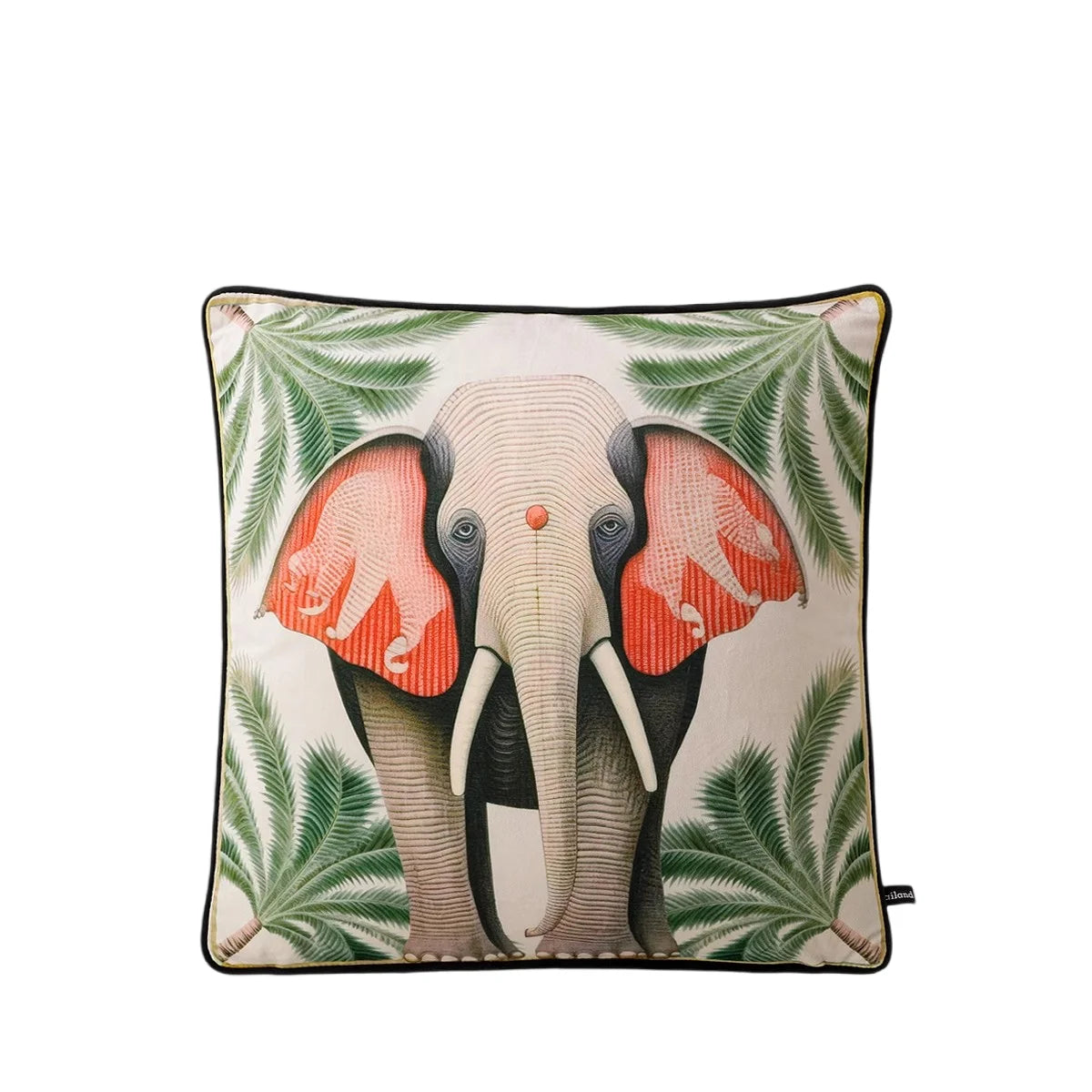 Tiger Home Cushion Velvet Cover Cheetah With Ginger Jar Decorative Pillow Case