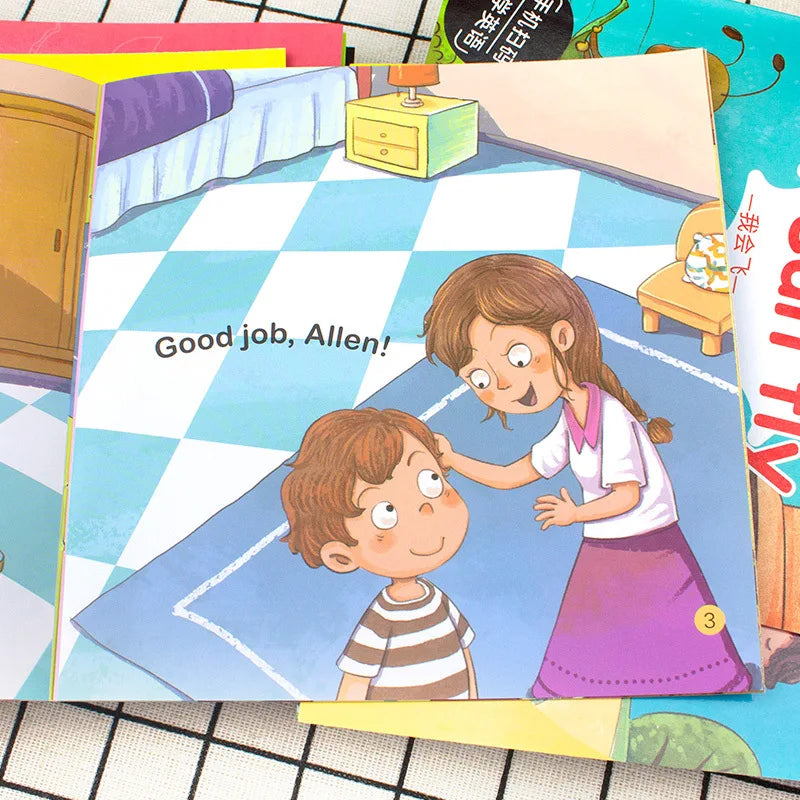 40 Children's Books English Grade Reading for Early Education Including QR Code Video