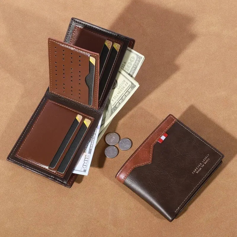 Men Foldable Wallets for Money or Credit Cards ID Holders
