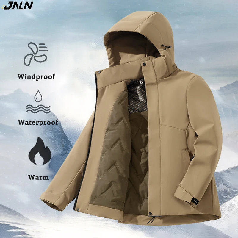 Unisex Winter Warm Water/windproof Fleece Jacket Hiking Climbing Trekking Skiing Rain Coat