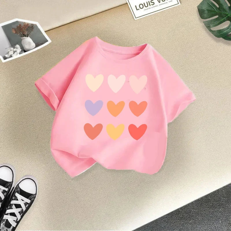 Summer Children's Clothing T-shirt Casual Short-sleeved