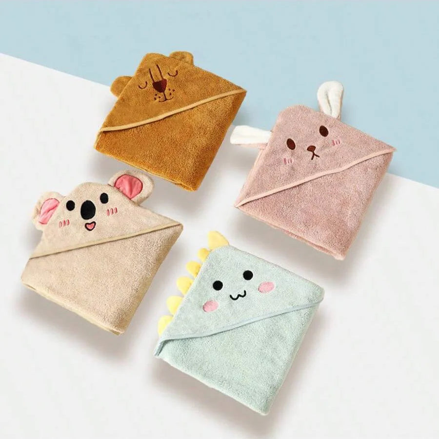 Infant Baby Swaddle Fleece Bathrobe Wrap Blanket