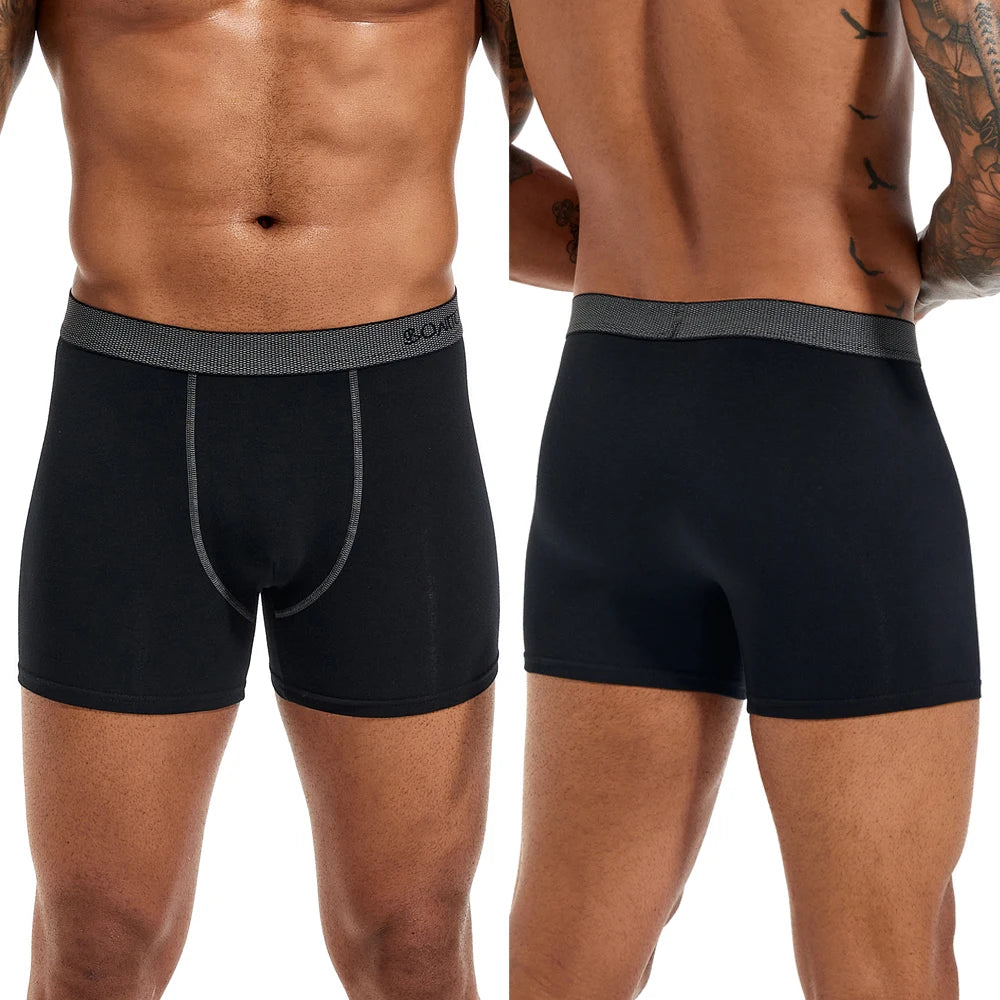 5pcs Pack Men Cotton Underwear Boxers