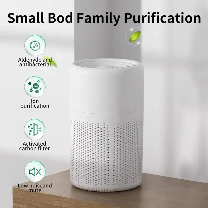 HEPA Air Purifier For Home With Deodorizing Sponge