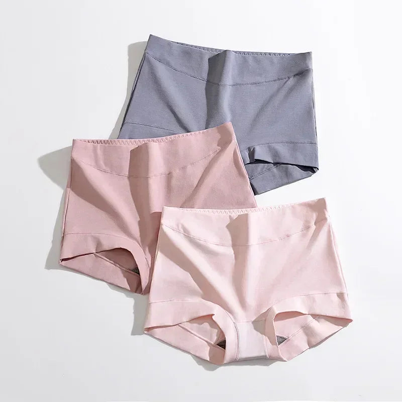 Seamless Shorts High-Rise Panties for Women