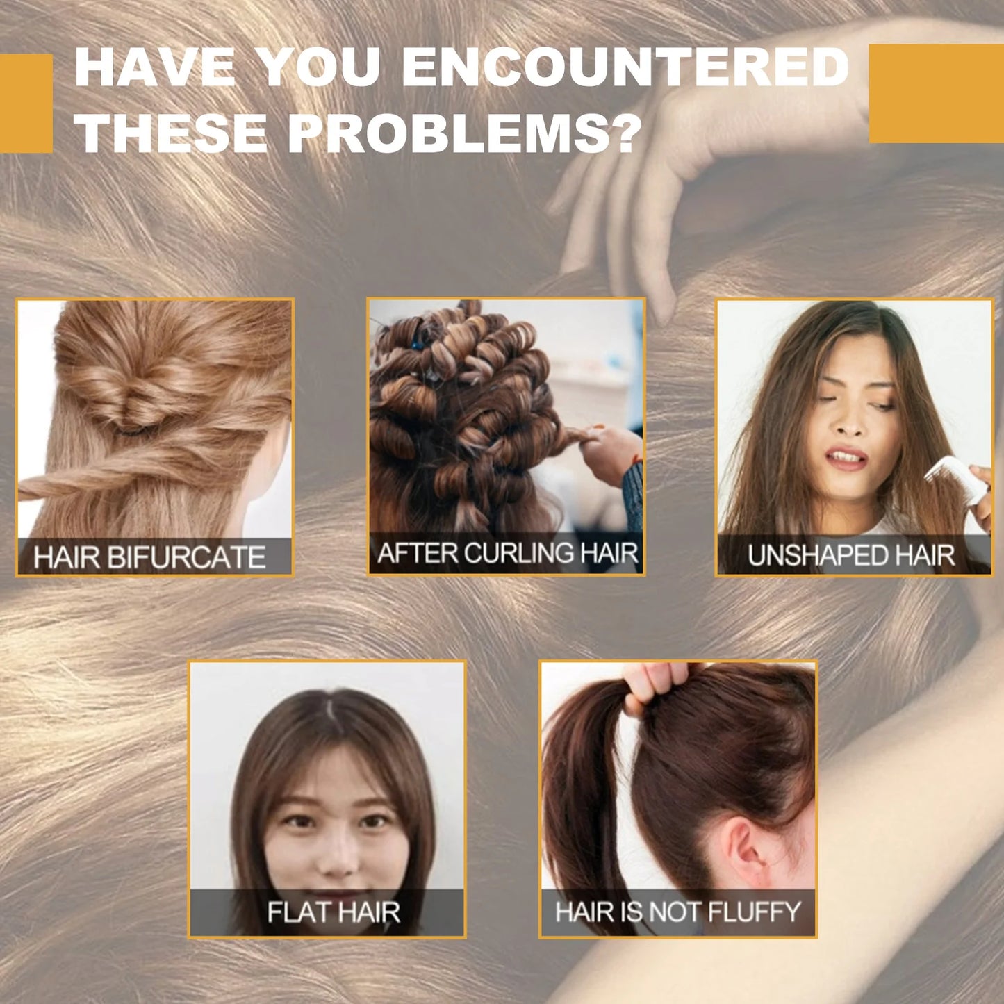 Hair Curling Cream Styling Sculpting Frizzy Wavy Boost Elastin Volumizing Hair Nourishing