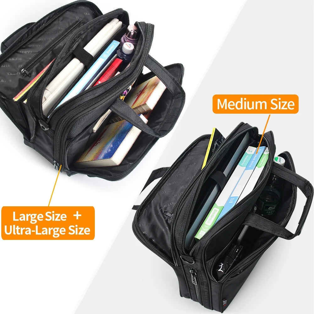 Large Capacity Business Briefcase in three sizes 15.6 inch, 17 inch & 19 inches