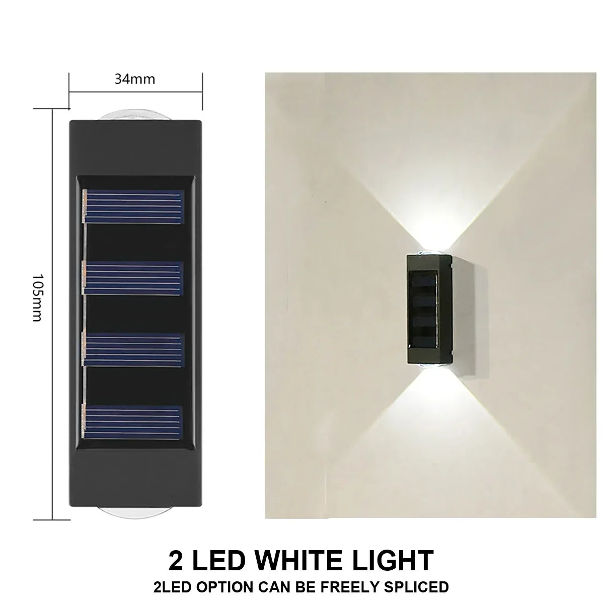Solar Outdoor Waterproof Wall Lamp