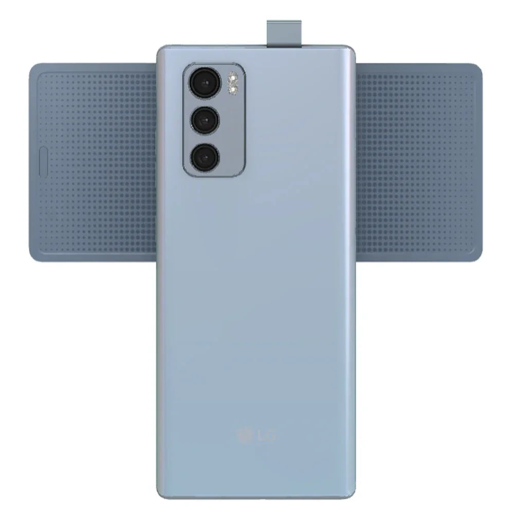 Original LG WING 5G LMF100VM LMF100TM 5G Mobile Phone NFC 8GB+256GB Fingerprint 6.8'' P-OLED Screen Octa-Core Android SmartPhone