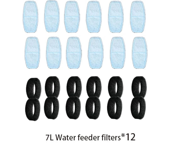 7L Large Capacity Stainless Steel Cat Water Fountain Dog Pet Automatic Water Feeder