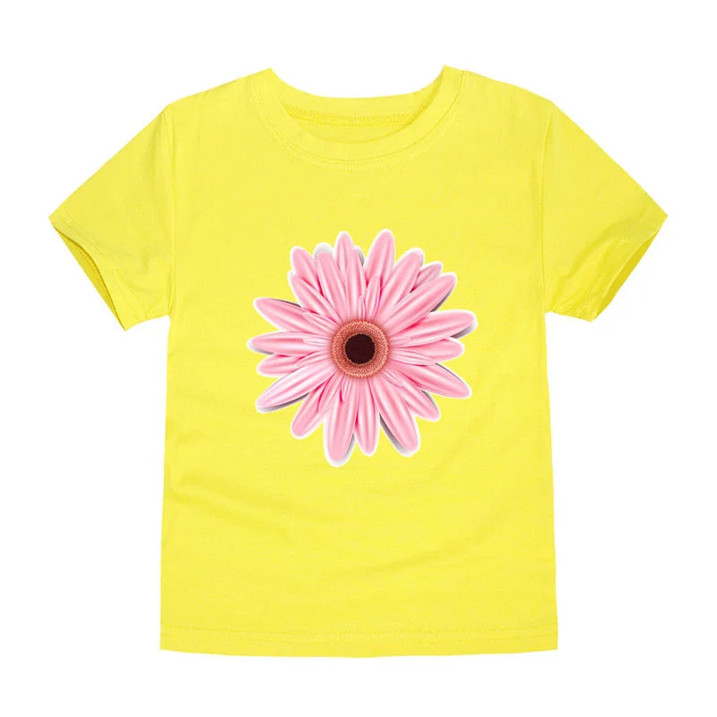 100% Cotton Toddler Girl T- Shirts