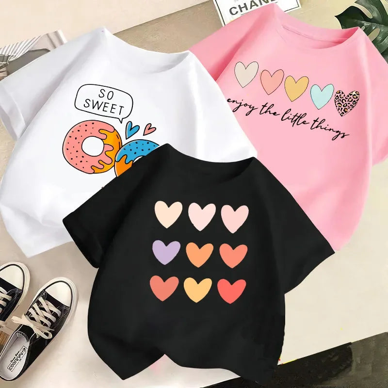 Summer Children's Clothing T-shirt Casual Short-sleeved