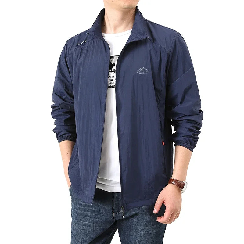 Men's Summer Ice Silk Ultra-Light Thin Jacket Breathable