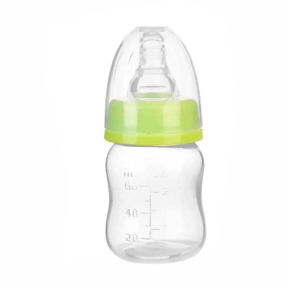 Mini Portable Feeding Baby Nursing Bottle BPA Free Safe Feeder Fruit Juice Milk Bottles 60ML