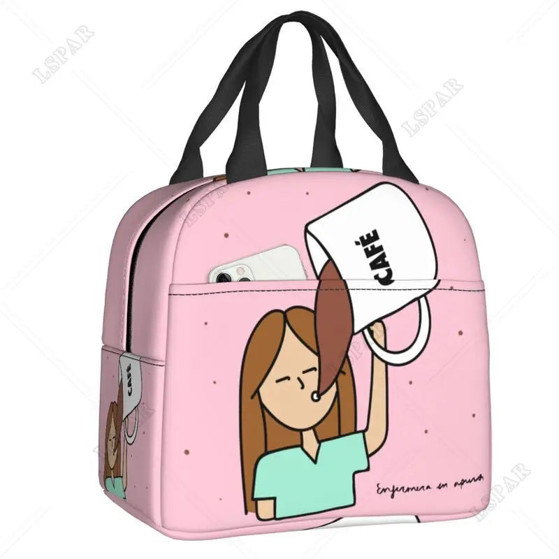 Thermal Insulated Women Lunch Bag
