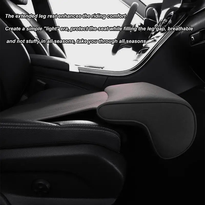 Auto Seat Cushion Leg Rest Mat Leg Support Pillow Breathable For Car Bus