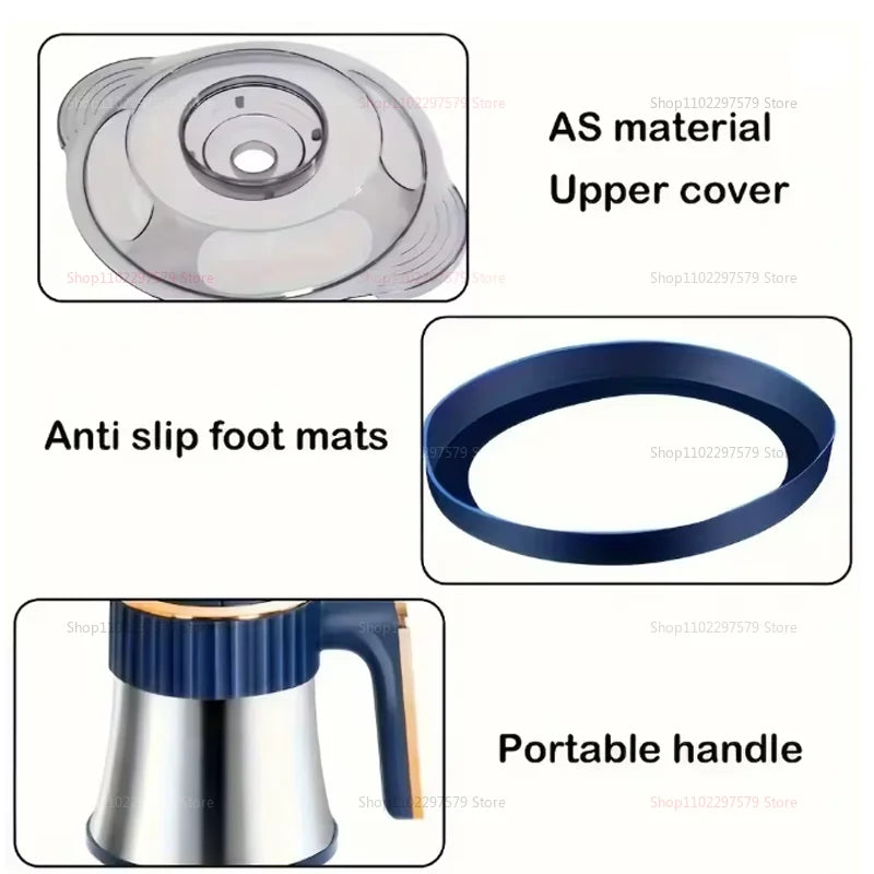 Household Meat Grinder Five-speed Stainless Steel Ground Meat Fruit and Vegetables Electric Kitchen Blenders Food Processor