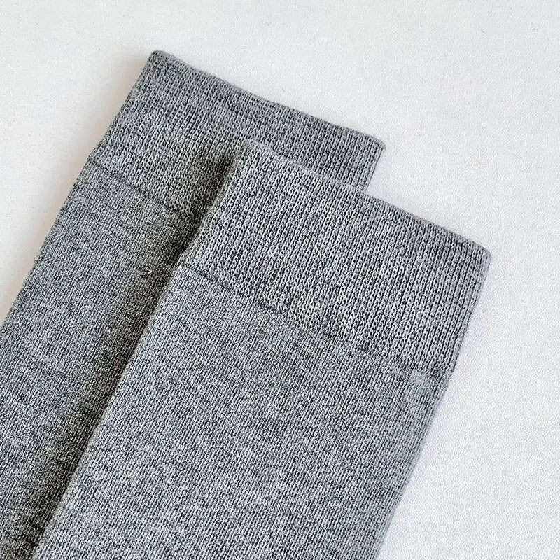 Women Stockings College Style Knitted Cotton Knee Socks