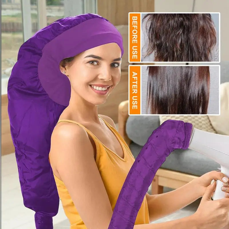 2200W Powerful Hair Dryer with Nozzle Tail Comb Flat