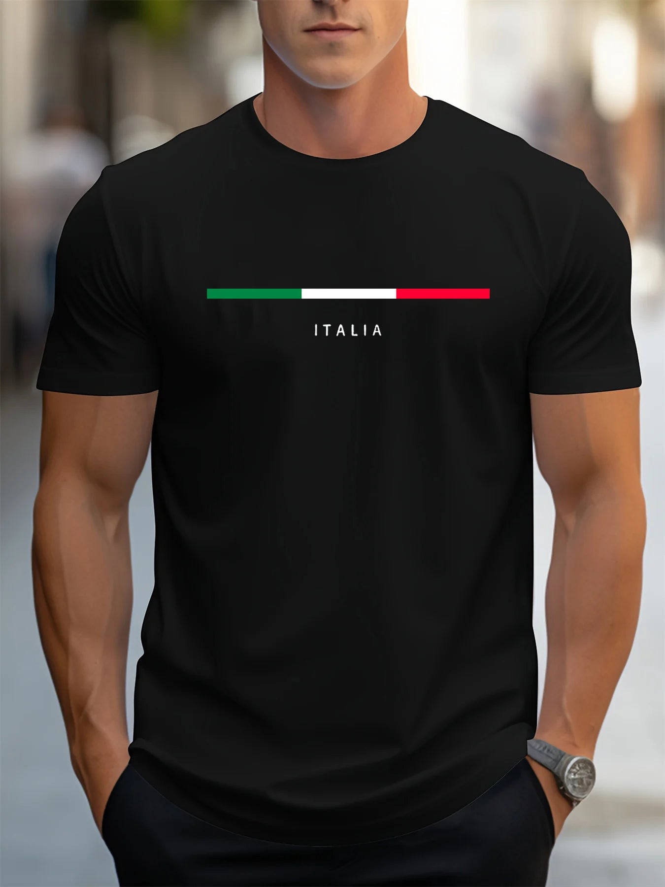 Men's summer 100 cotton casual loose plus size round neck short sleeved T-shirt