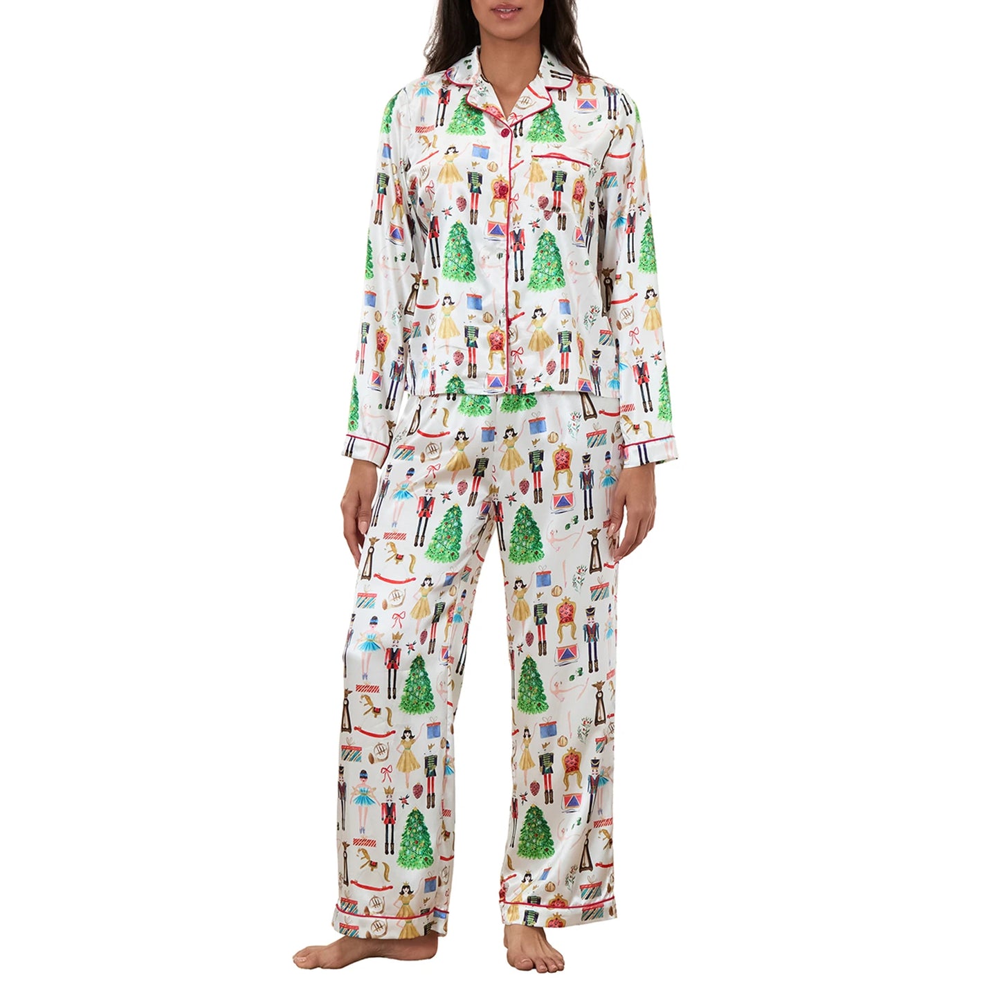 Matching Christmas Pajamas Set for Family Mommy and Kids