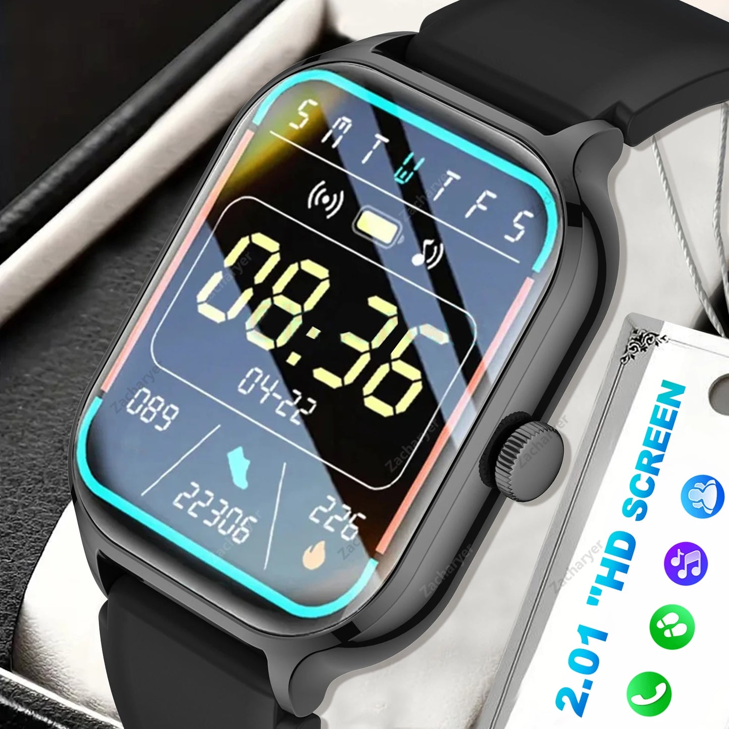 Smart watch full touch screen, sports watch.