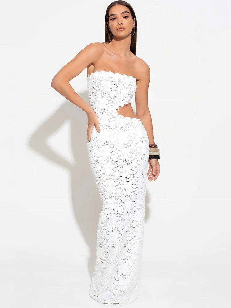 Off-shoulder Backless Sexy Maxi Women Dress