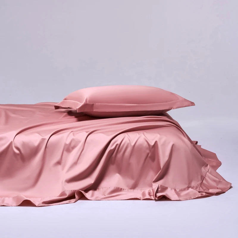 100% Egyptian Cotton Bed Sheet Set 1000TC Size Single, Double & Queen
