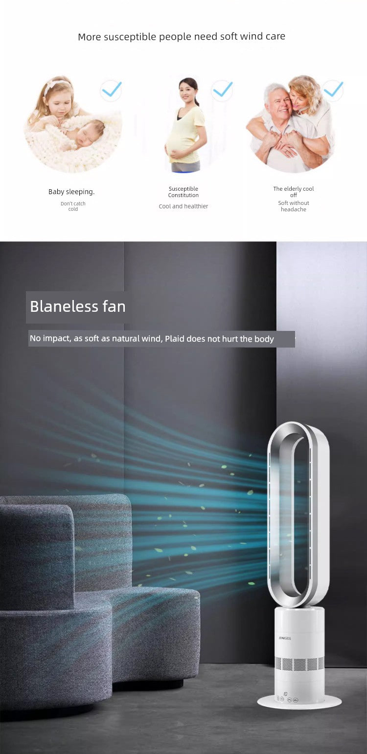 Angel German Heating Energy Saving Shaking Head Bladeless Fan