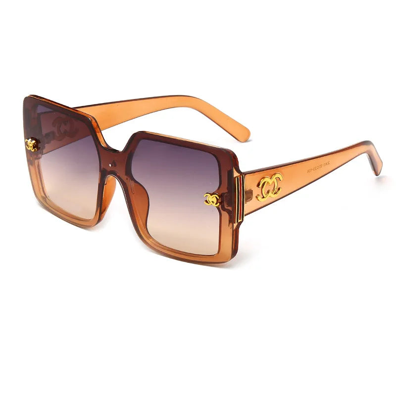 Luxury Glamour Sunglasses for Women and Men Designer Famous Brand Glasses Square Stylish Trend Eyewear UV400