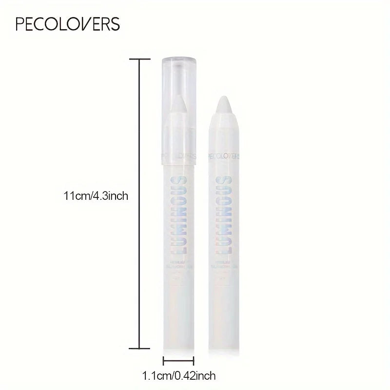 1PC Waterproof Eyeshadow Sticks Long Lasting Shimmer Glitter and Matte Neutral Brown Eyeshadow Pencil Crayon