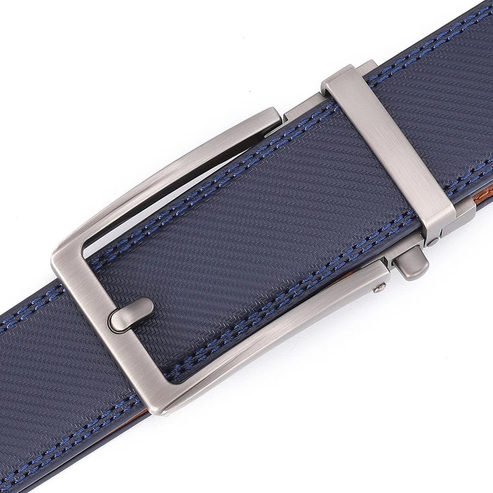 Men Luxury Buckle Genuine Leather Belt