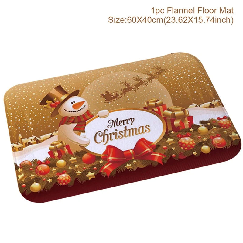Christmas Decor Santa Claus Door Mat